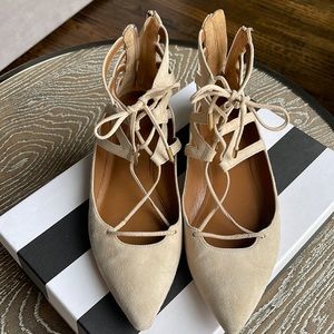 Aquazzura Suede Belgravia Flat